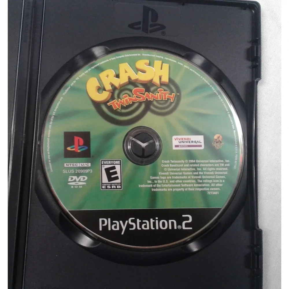 Crash TwinSanity - Sony Playstation 2 (PS2) Video Game